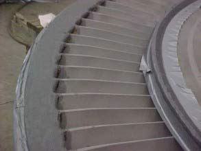 贝尔佐纳 (Belzona) 1511（超级高温金属）被用于重建原有外形